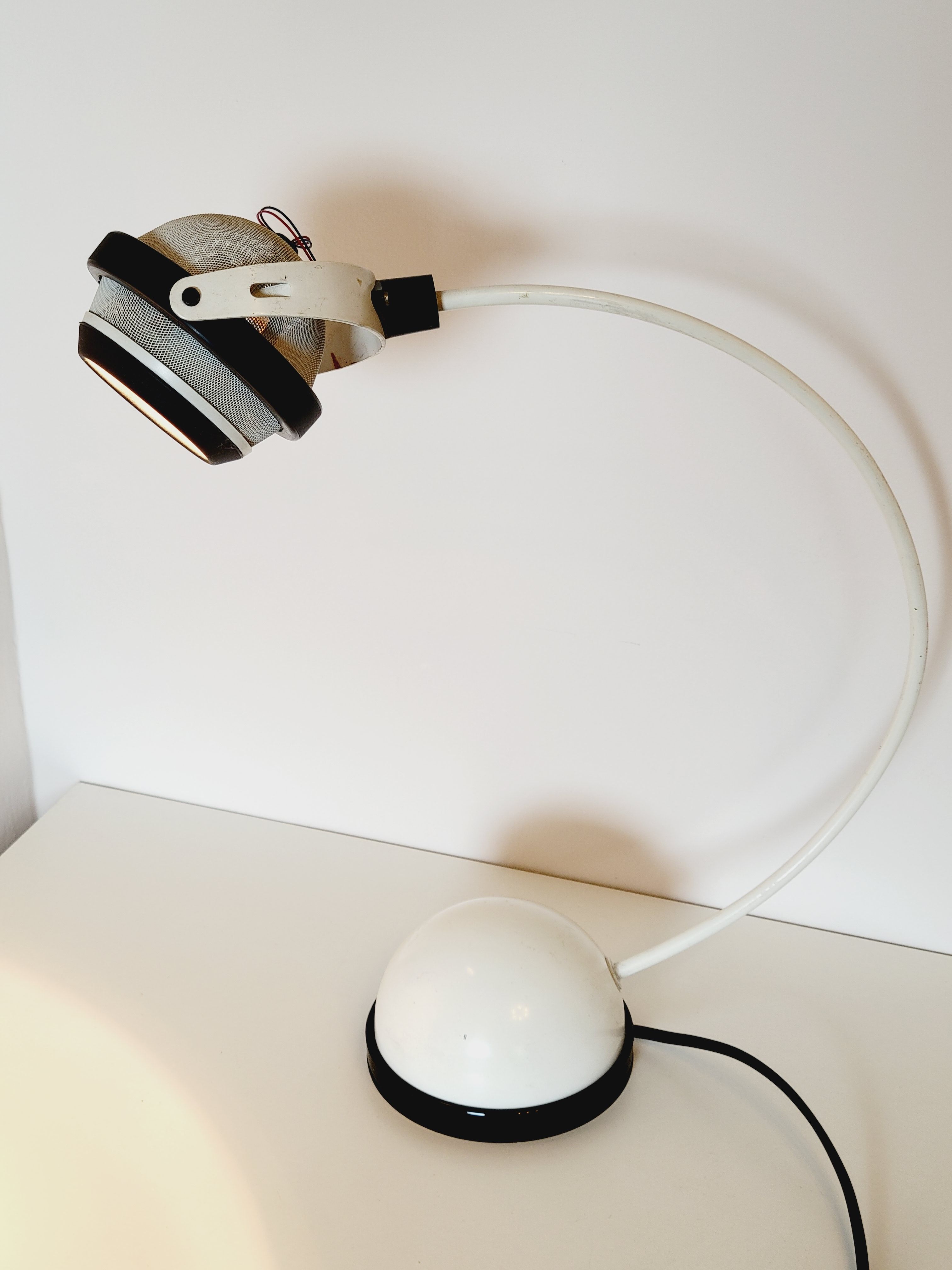 Vintage table lamp Veb Narva Rosa Luxemburg made in GDR