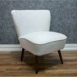 Bouclé cocktail chair, 1950s