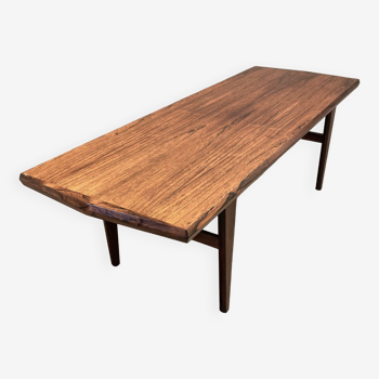 Table basse palissandre design scandinave 1950.