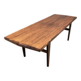 Rosewood coffee table Scandinavian design 1950.