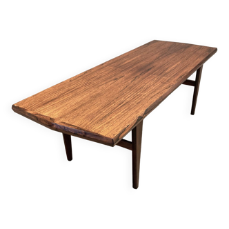 Rosewood coffee table Scandinavian design 1950.