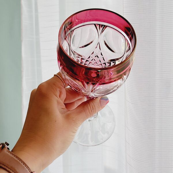 Amaris Nachtmann 6 Grands Verres A Vin Eau En Cristal Coloré Irisé
