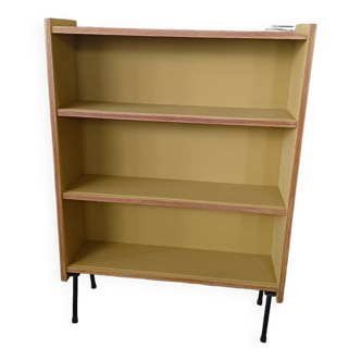 Vintage yellow bookcase