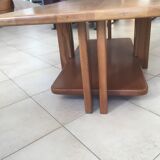 Table basse en orme massif