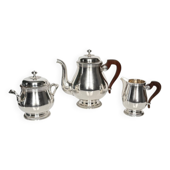 Christofle tea service "Lauzun" in silver-plated metal | 20th century