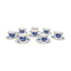 16-piece ceramic coffee set from Sarreguemines