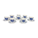 16-piece ceramic coffee set from Sarreguemines