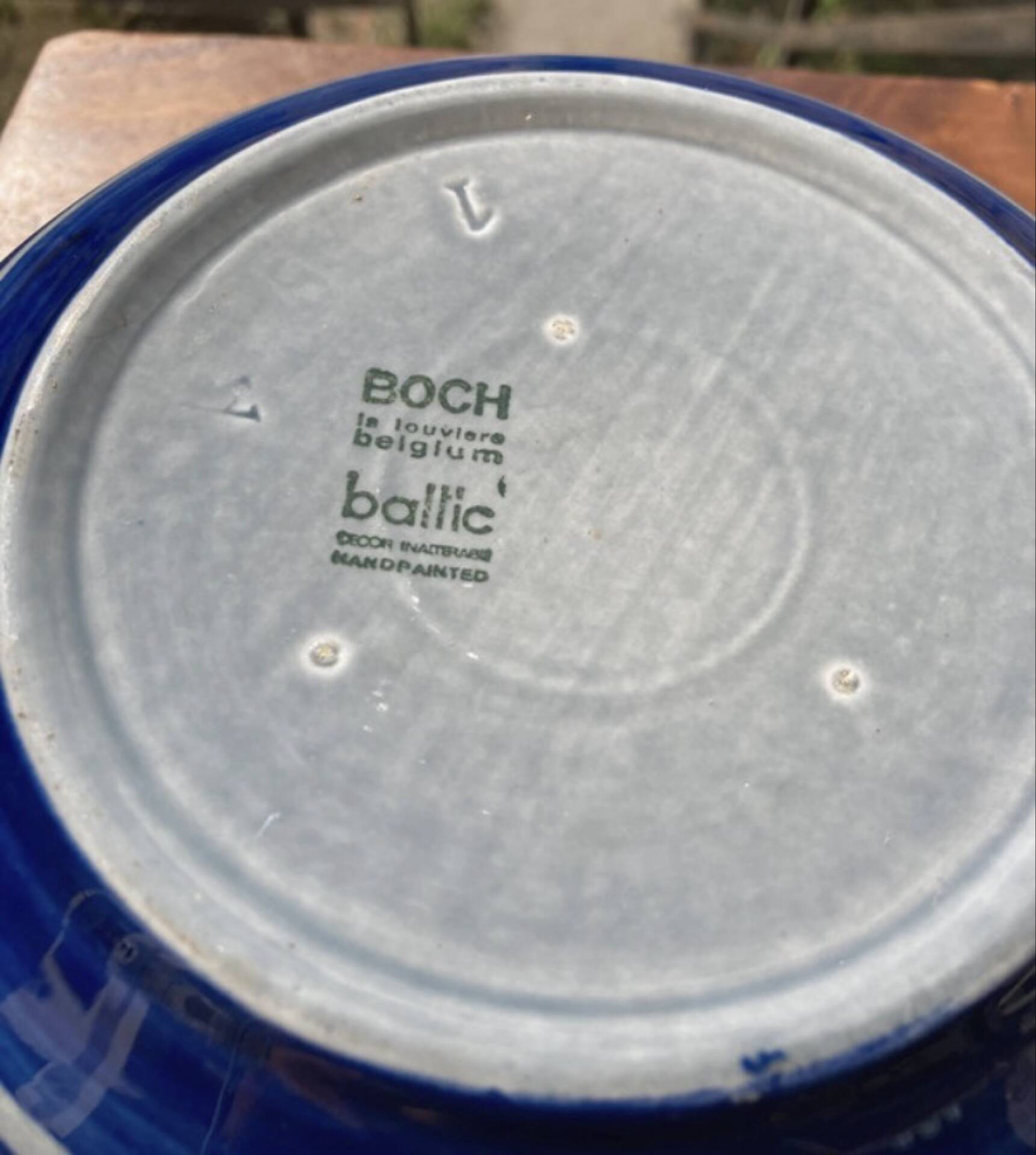 Boch La Louvière Soup Tureen - Baltic