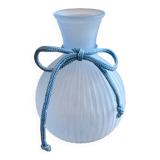 Blue glass soliflore