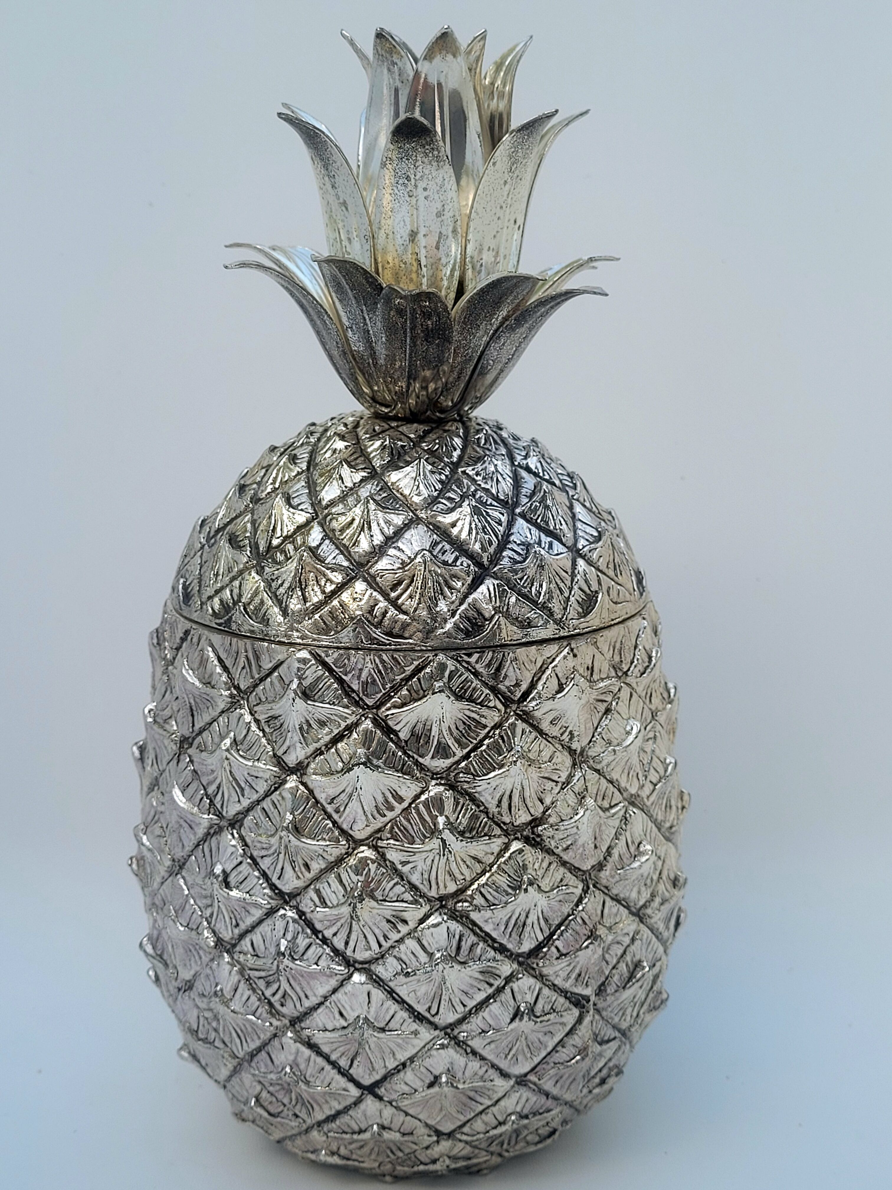 Vintage pineapple ice bucket by Mauro Manetti, 1970