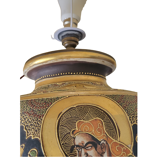 Handmade Asian style lamp in ceramic