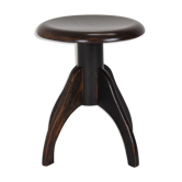 Tabouret de piano réglable en hauteur du milieu du siècle, années 1950