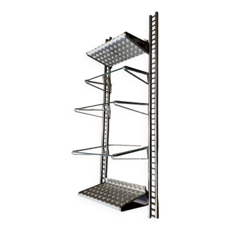 Modular industrial design shelf.