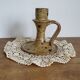 speckled sandstone candle holder