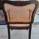 Ribbed leather office chair