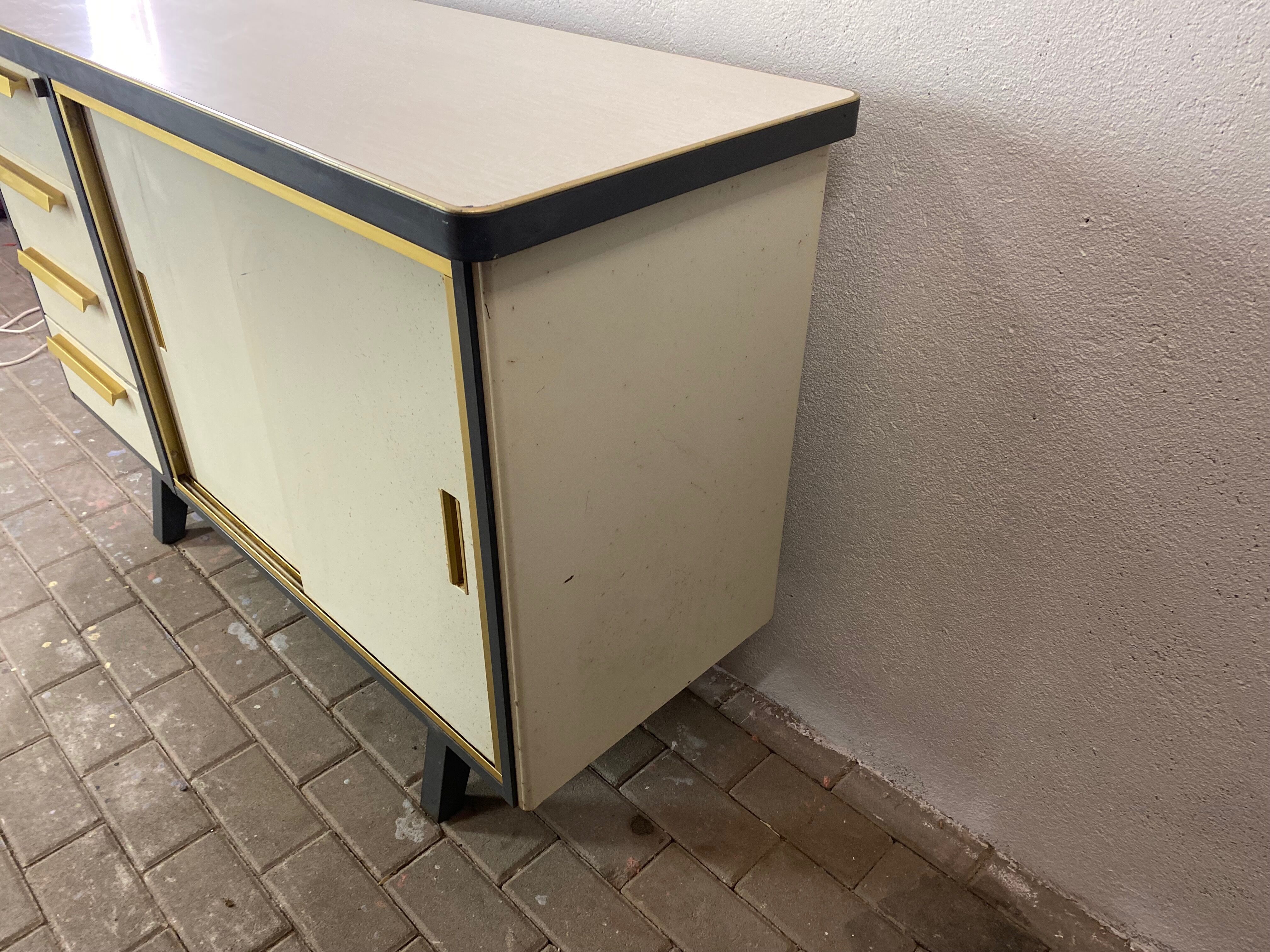 Meuble industriel Strafor vintage 1960