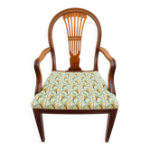 Fauteuil en acajou ancien – style Hepplewhite