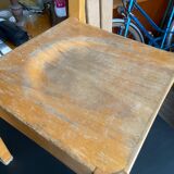 Children's chair vintage school wood