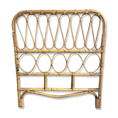 Vintage rattan headboard