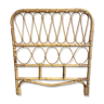 Vintage rattan headboard