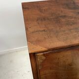 English style mahogany and veneer 19th century slope desk