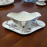 Service de table LONGCHAMP Terre de fer modèle Small bird 43 pièces