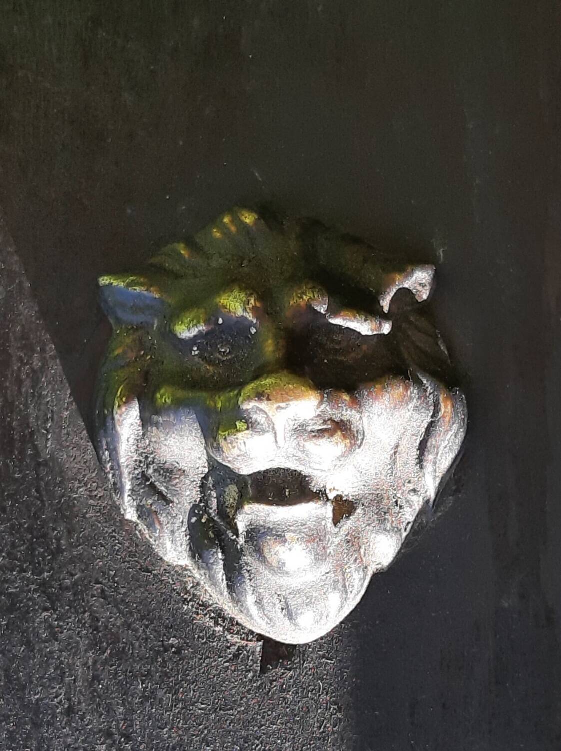 Dressmaker's cabinet with beveled triptych mirrors. (Mirror cabinet)