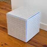 Cubes end of sofa