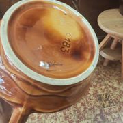 Trio de pichets en céramique émaillée vintage