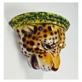Wall shelf Leopard ceramic