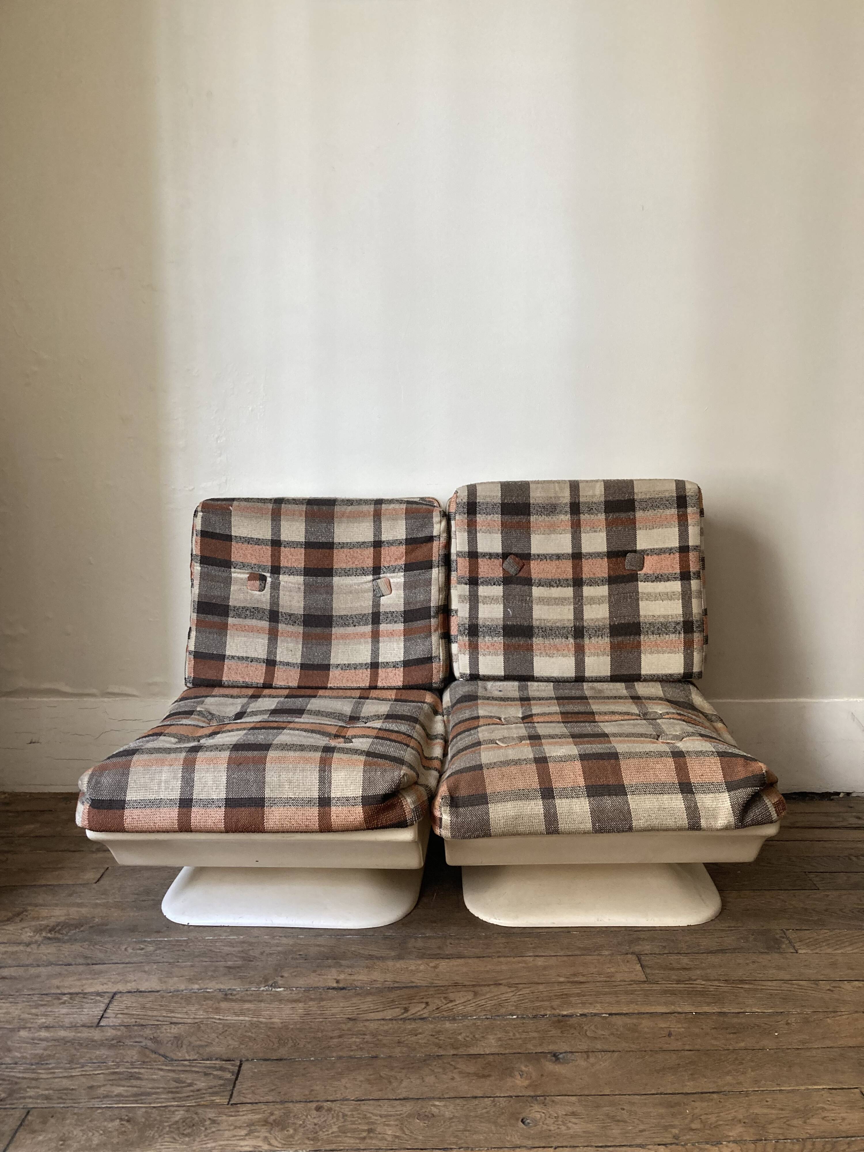 Seventies armchairs