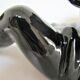 Anthropomorphic ashtray legs ceramic black design 80s