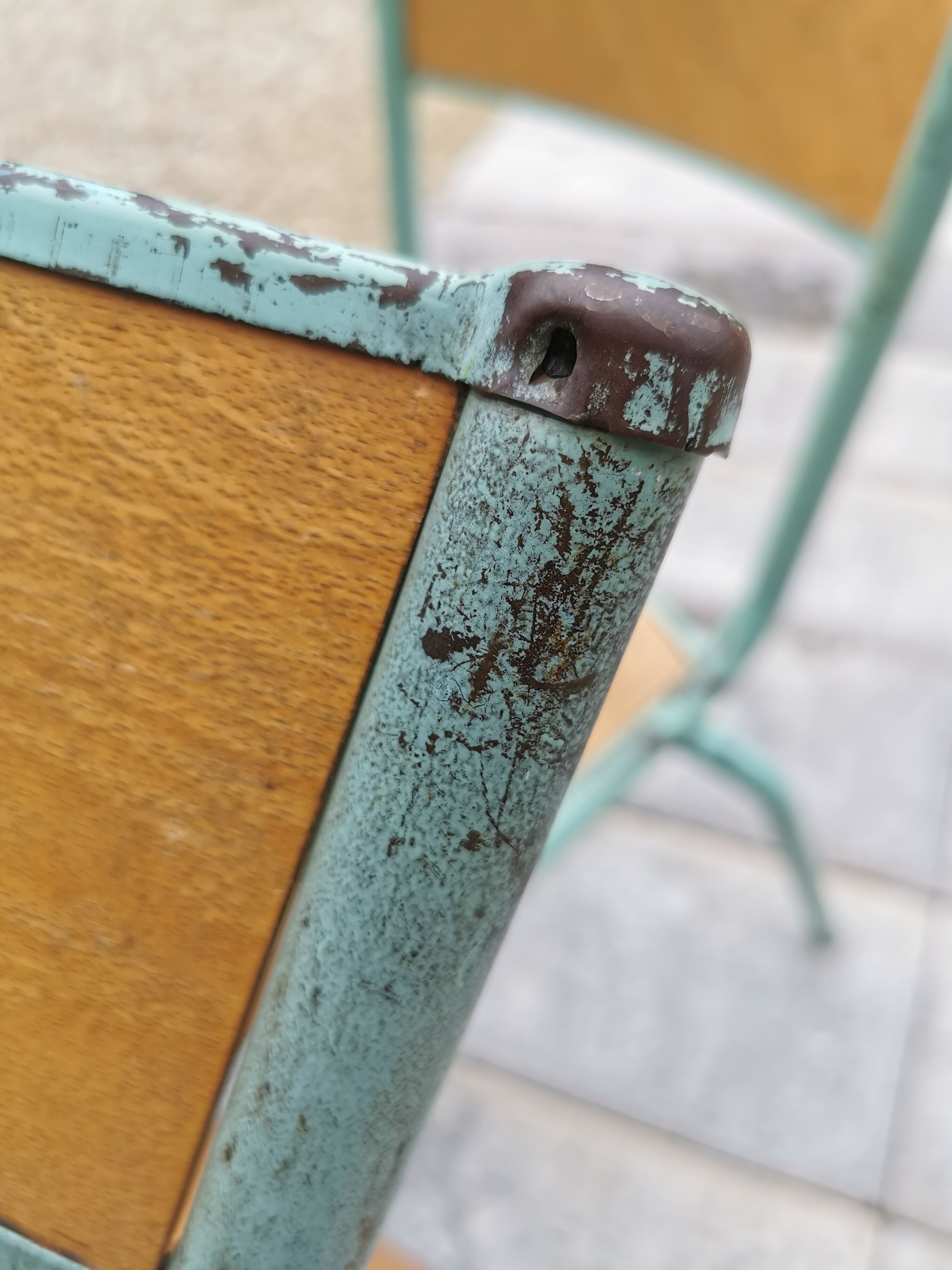 Set of two school chairs