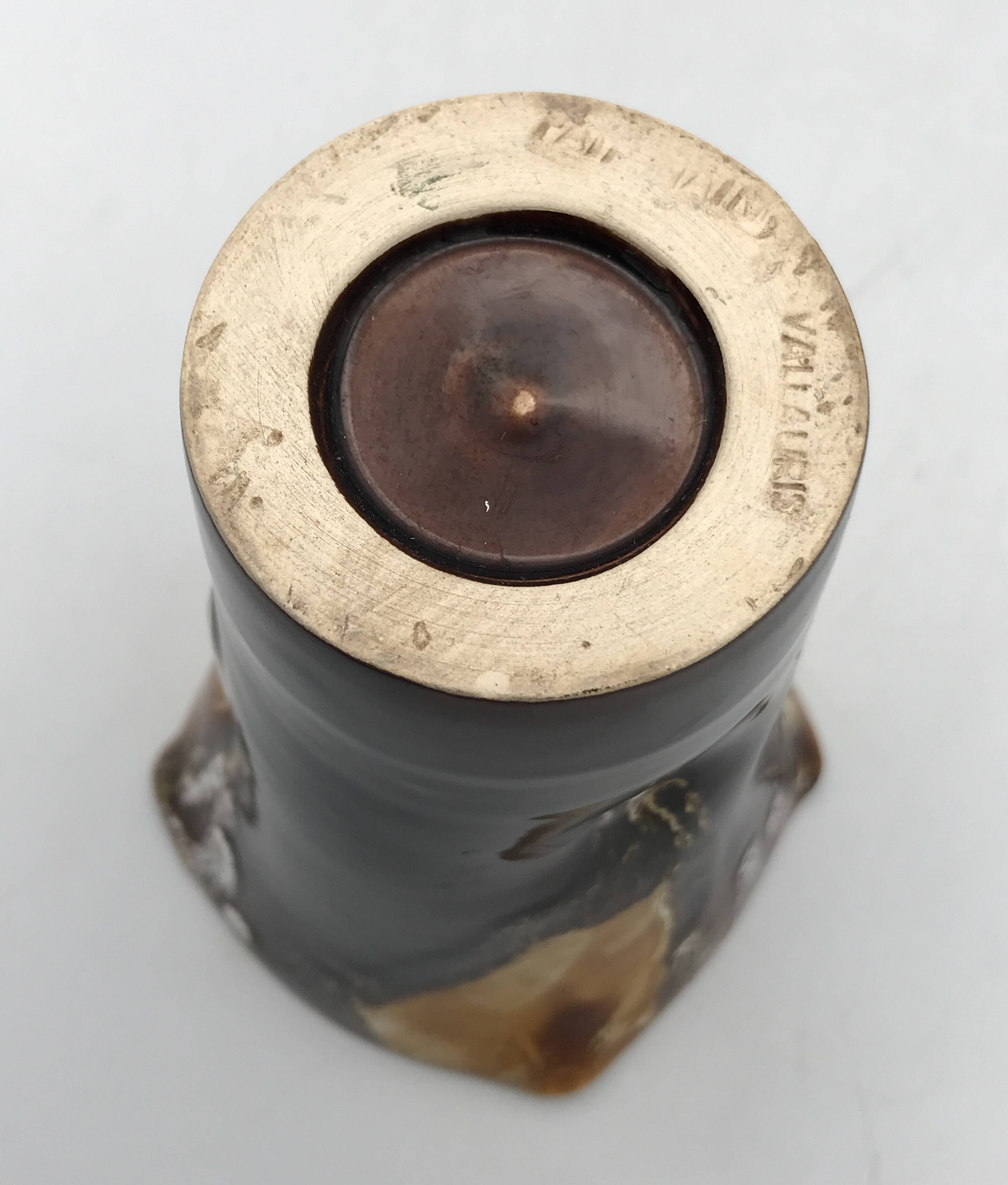 VASE Handkerchief in glazed ceramic handmade VALLAURIS