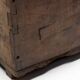 Antique wooden storage chest, France, late 18th century