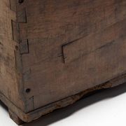 Antique wooden storage chest, France, late 18th century