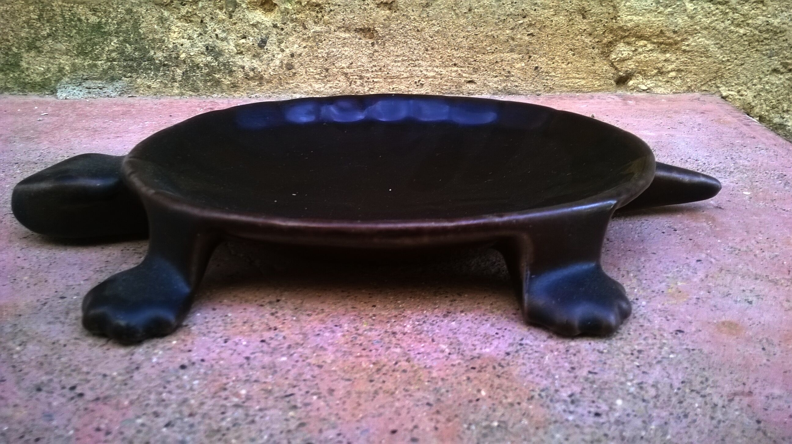 Vintage soap-holder turtle