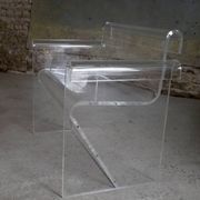 plexiglass bench, 1970