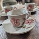 Saint-Amand Camélia, mid-20th century – 5 hand-painted cups