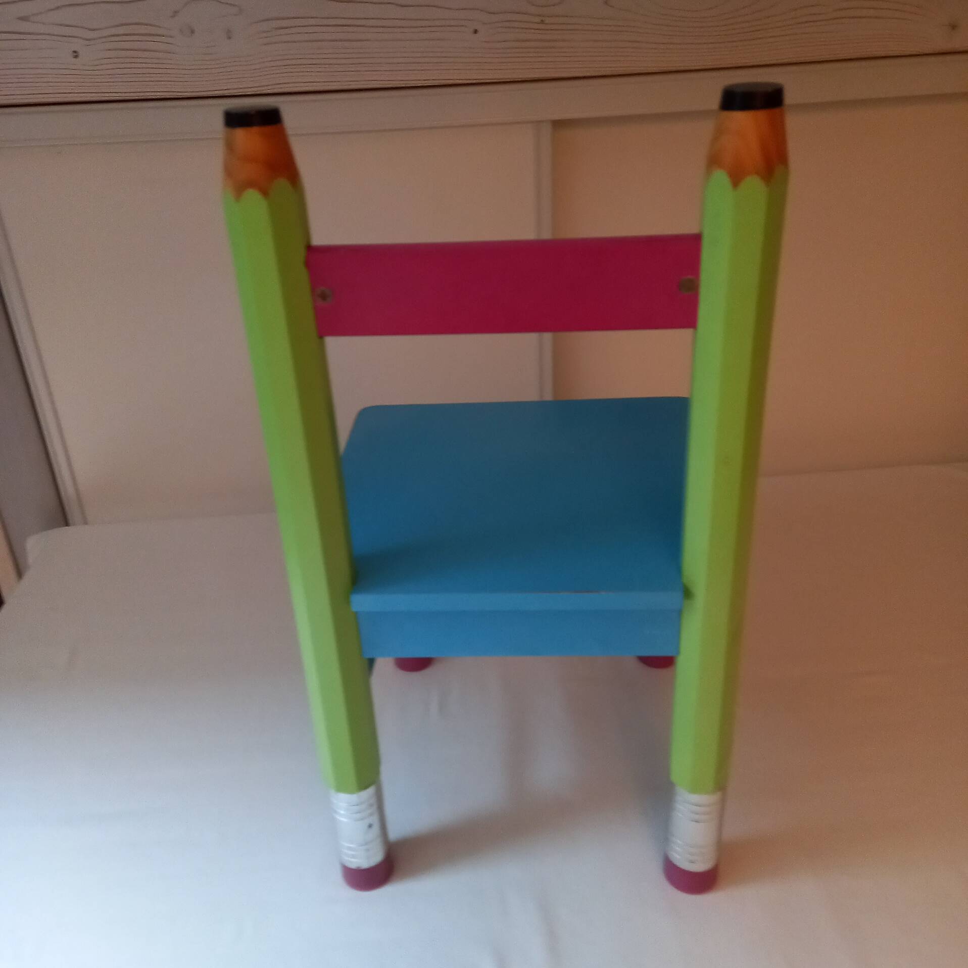 Children's pencil chair by pierre sala