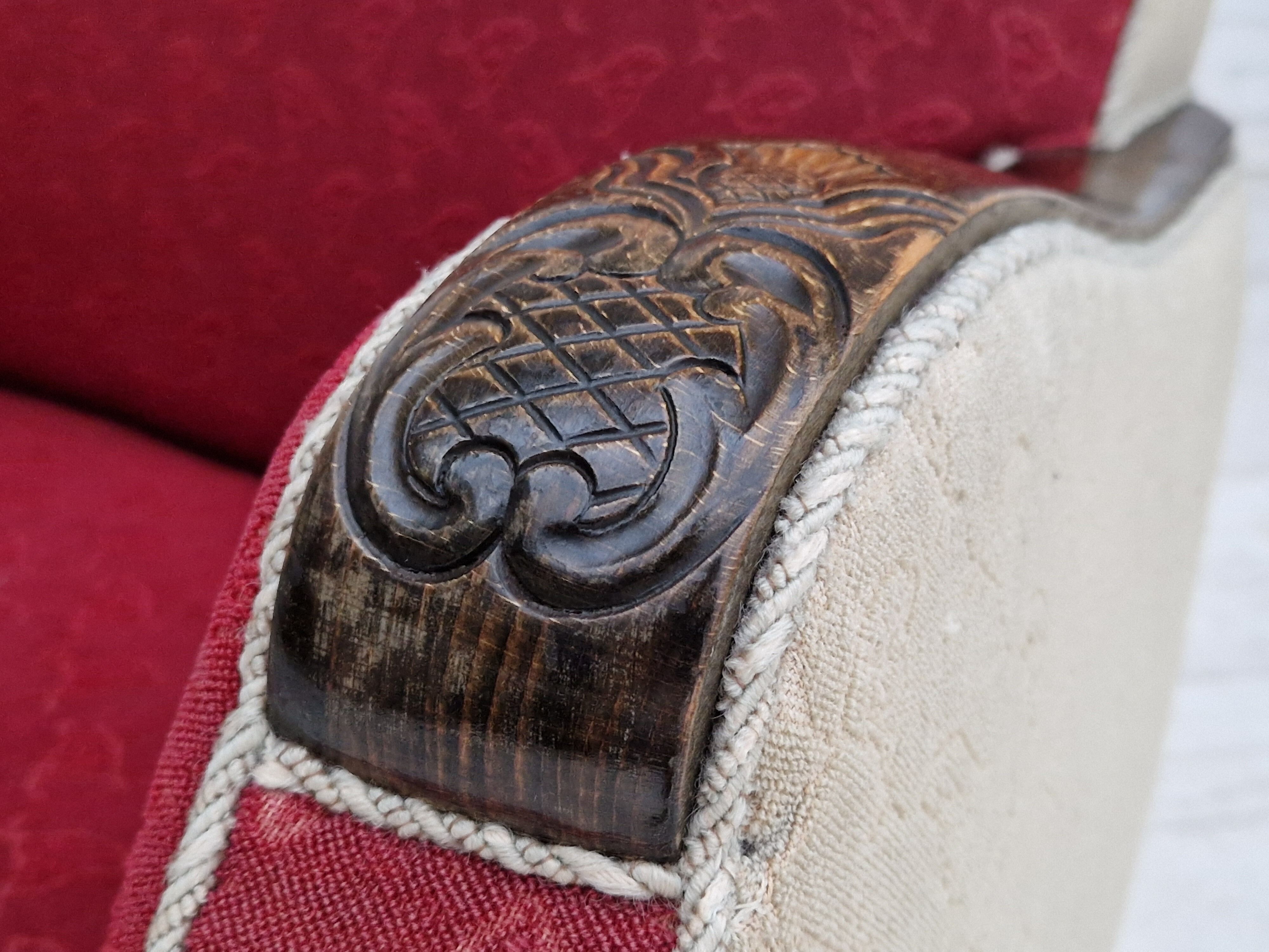 1950s, scandinavian art deco chairs, original condition