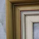 Scandinavian modern painting, 1960s, Oil on panel