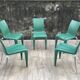 5 chaises Louis 20 par Philippe Starck pour Vitra