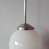 Suspension globe in opaline art deco