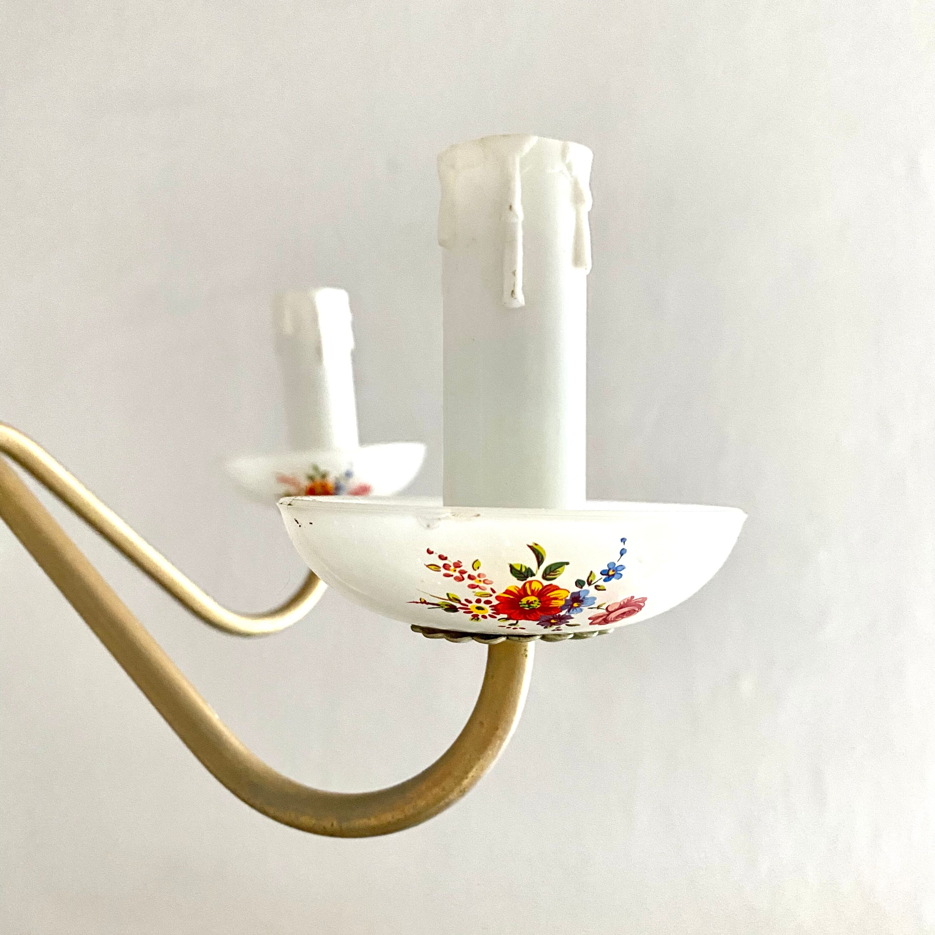 Vintage flower chandelier