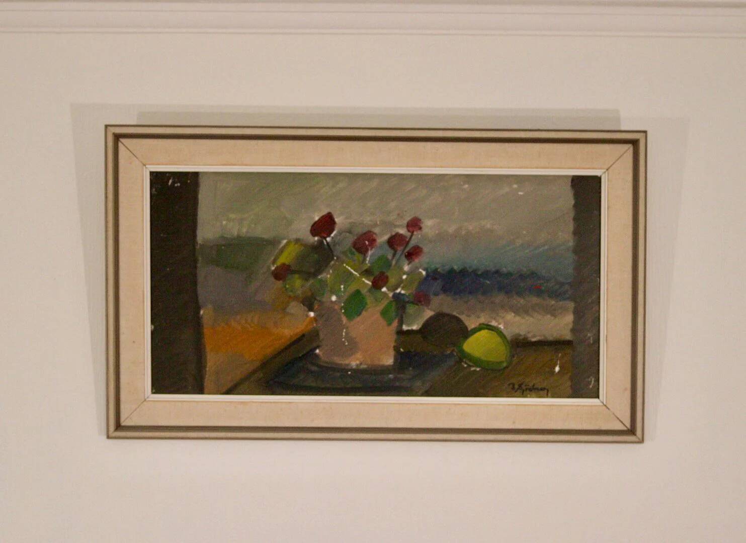 « Motif floral » par B. Sjööberg