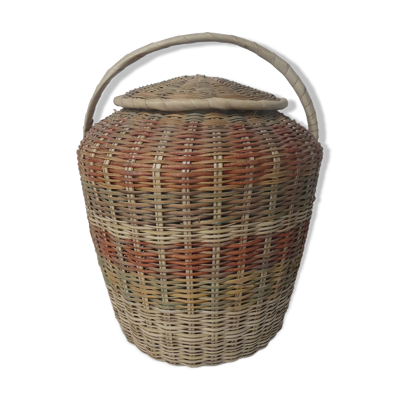 Panière en rotin