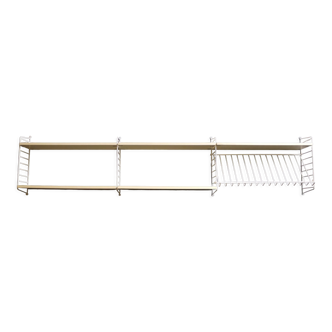 Vintage wall Shelving unit by Nisse Strinning for String AB