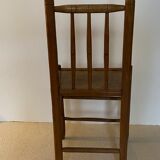 Wooden convent chair 19th century