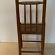 Chaise de couvent en bois 19ème siècle